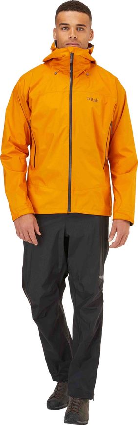 Мембранна куртка чоловіча Rab Downpour Plus 2.0 Jacket, SUNSET, XL (821468996236)