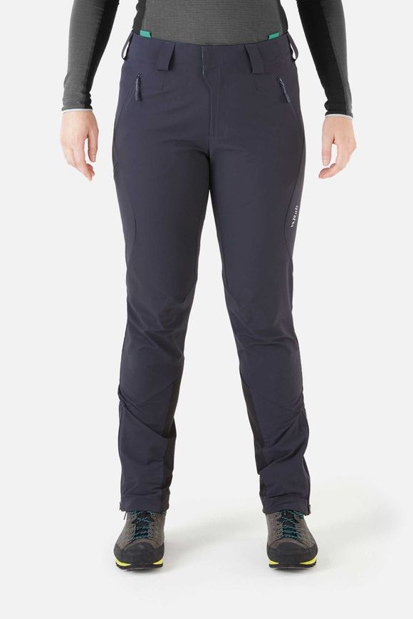 Штани жіночі Rab Ascendor AS Pants Wmns Ebony (Eucalyptus), XS regular (QFU-79-EEU-08-RG)